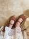 Vintage Round Head Shoes