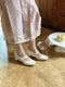 Vintage Block Heels Buckle Shoes