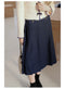 Academia Fuzzy Top + Midi Knit Skirt