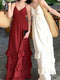 Romantic Built-In Bra Maxi Vacation Dress