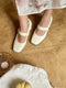 Vintage Block Heels Buckle Shoes