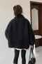 Casual Zip Up Faux Fur Coat