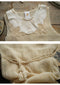 Wool Blend Belted Cardigan + Sleeveless Knit Dress