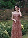 Royalcore Exquisite Sequin Embroidered Slip Dress