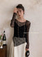 Elegant Irregular Hem 2pcs Top