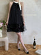 Elegant Halter Sequin Hem Dress