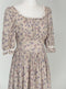 Vintage Lavender Slim High Waist Maxi Dress