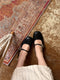 Vintage Mary Jane Buckle Shoes