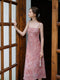 Romantic Vibe Fitted Pleated Slip Dress