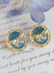 Butterfly Enamel Earrings