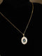 Elegant CZ Diamond Pendant Necklace