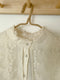 Embroidered Lace Cape Cotton Blouse