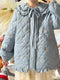 Cute Quilted Embroidered Jacket