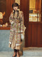 Jacquard Long Cardigan