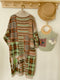 Jacquard Long Cardigan