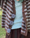 Woolen Striped Cardigan