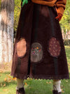 Forest Girl Fleece Lined Corduroy Skirt