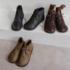 Comfortable Soft Mori Girl Handmade Leather Boots