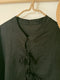 Light Weighted Linen Lace Up Top