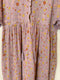 Farmcore Floral Drawstring Dress