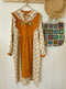Embroidered Patchwork Fake 2pcs Dress