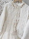 Cozy Fleece Lined Lace Blouse