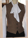 Vintage Woolen Tweed Vest