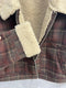 Fleece Lined Plaid Jacket