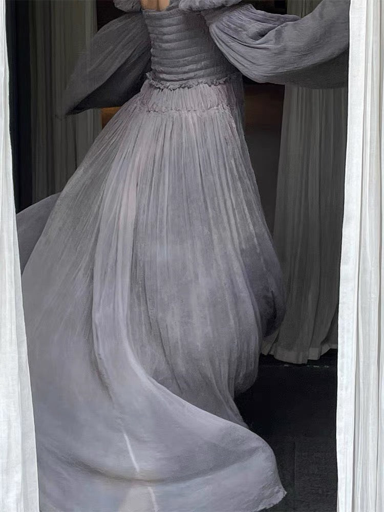 Gorgeous 2 Way Fairycore Pleated Flowy Dress– The Cottagecore