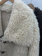 Short Soft Shaggy Faux Fur Coat