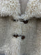 Short Soft Shaggy Faux Fur Coat