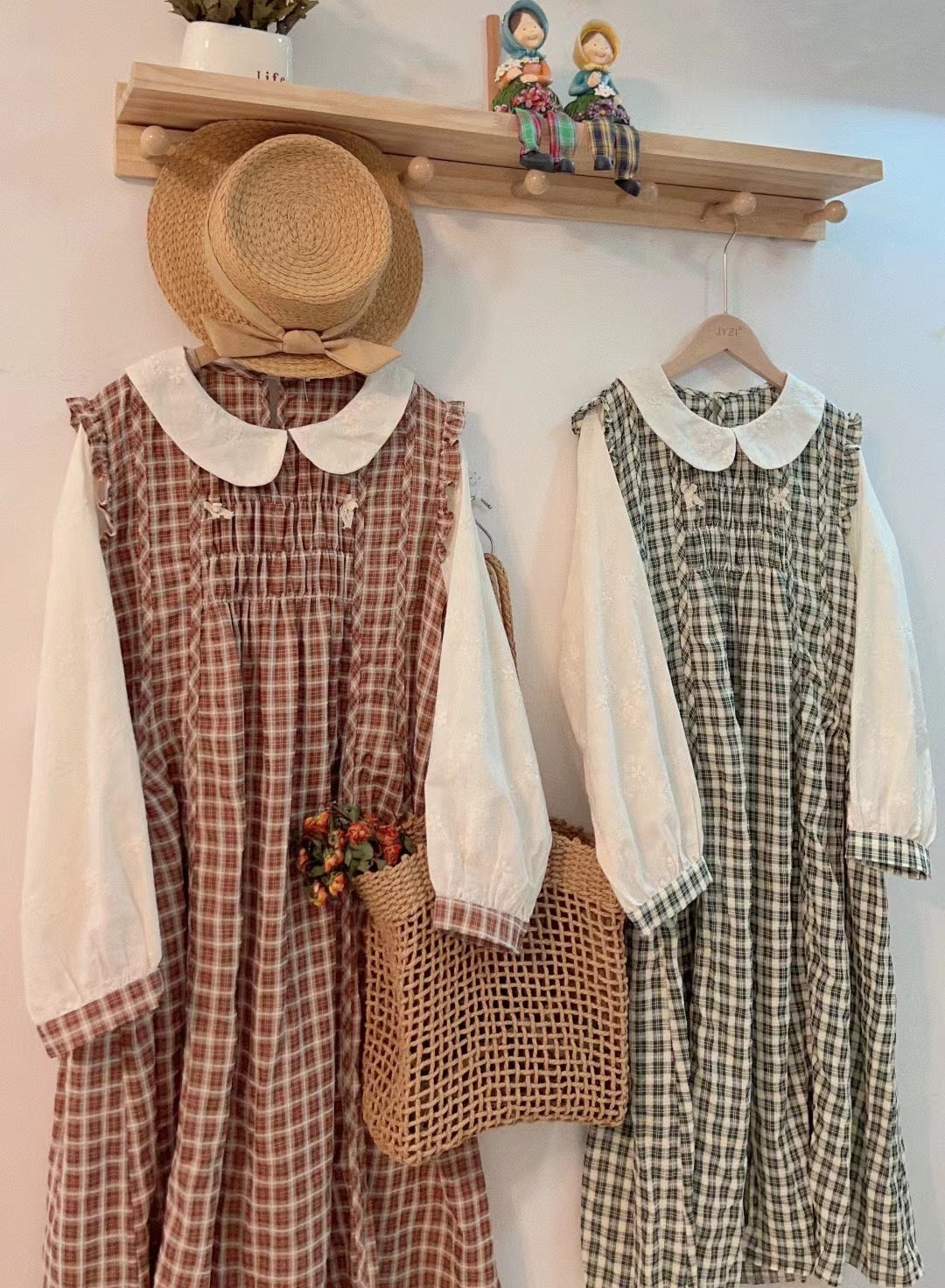 Vintage Fake 2pcs Dress
