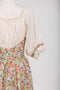 Vintage Floral Fake 2pcs Dress