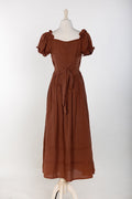 Historical High Waist Prairie Dress