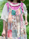 Forest Girl Unique Patchwork Dress Slip