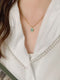 Mint Green Cymophane Necklace