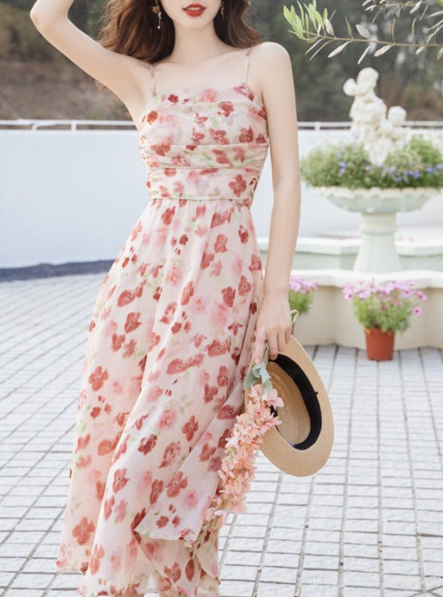 vintage floral slip dress Vintage Floral Print Slip Dress– The Cottagecore