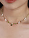 Olivine Czech Bead Necklace