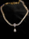 Royal Rhinestone Pearl Necklace