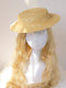 Simple Straw Flat Sun Hat