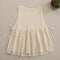 Sheer Embroidered Lace Vest