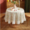 Rustic Ruffled Round Tablecloth