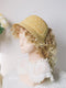 Vintage Lace Up Bonnet Hat