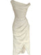 Elegant Boned White Dress