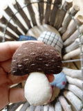 Cute Mushroom Brooch
