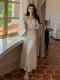 White 3D Roses Fairy Dress