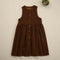 Farmcore Corduroy Overall Dress