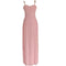 Pleated Maxi Slit Evening Dress