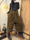 Farmcore Corduroy Pinafore Pants