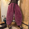 Loose Quilted Corduroy Elastic Waist Pants